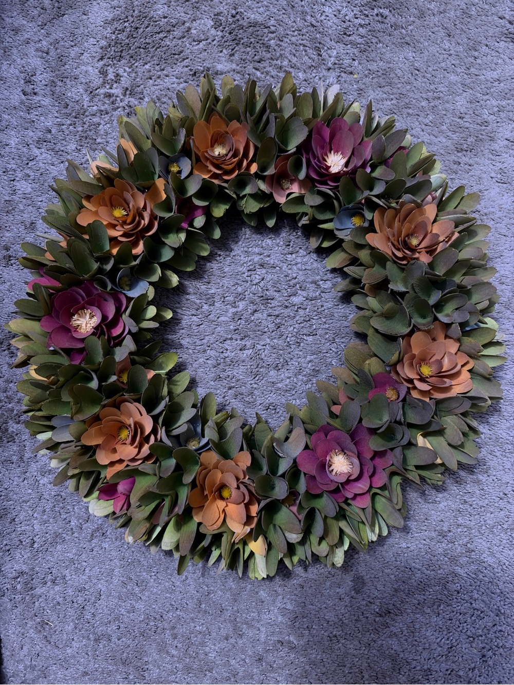 Gorgeous wood wreath